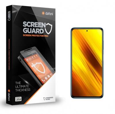 Dafoni Xiaomi Poco X3 Tempered Glass Premium Cam Ekran Koruyucu - 1