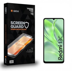 Dafoni Xiaomi Redmi 13C Tempered Glass Premium Full Cam Ekran Koruyucu - 1