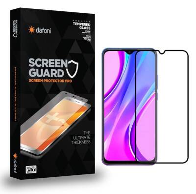 Dafoni Xiaomi Redmi 9 Tempered Glass Premium Full Cam Ekran Koruyucu - 1