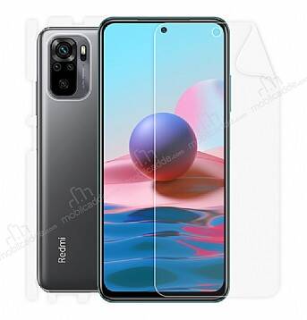 Dafoni Xiaomi Redmi Note 10 360 Mat Poliuretan Koruyucu Film Kaplama - 1