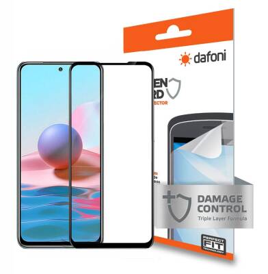 Dafoni Xiaomi Redmi Note 10 Mat Darbe Emici Full Ekran Koruyucu Film - 1