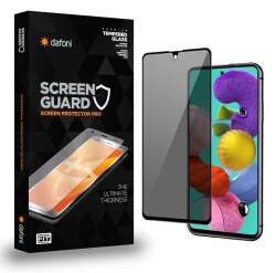 Dafoni Xiaomi Redmi Note 10 Privacy Tempered Glass Premium Cam Ekran Koruyucu - 1