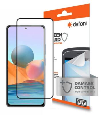 Dafoni Xiaomi Redmi Note 10 Pro Mat Darbe Emici Full Ekran Koruyucu Film - 1