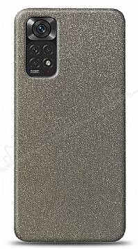 Dafoni Xiaomi Redmi Note 11 Silver Parlak Simli Telefon Kaplama - 1