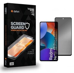 Dafoni Xiaomi Redmi Note 12 Pro 5G Full Privacy Tempered Glass Premium Cam Ekran Koruyucu - 1