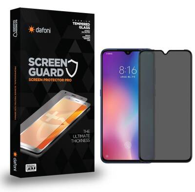 Dafoni Xiaomi Redmi Note 8 Full Privacy Tempered Glass Premium Cam Ekran Koruyucu - 1