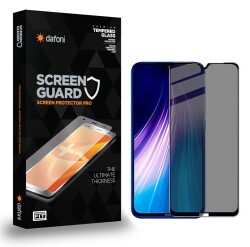 Dafoni Xiaomi Redmi Note 8T Privacy Tempered Glass Premium Cam Ekran Koruyucu - 1