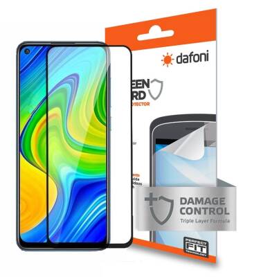 Dafoni Xiaomi Redmi Note 9 Pro Mat Darbe Emici Full Ekran Koruyucu Film - 1