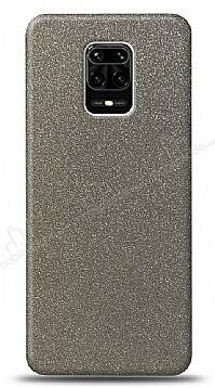 Dafoni Xiaomi Redmi Note 9 Pro Max Silver Parlak Simli Telefon Kaplama - 1