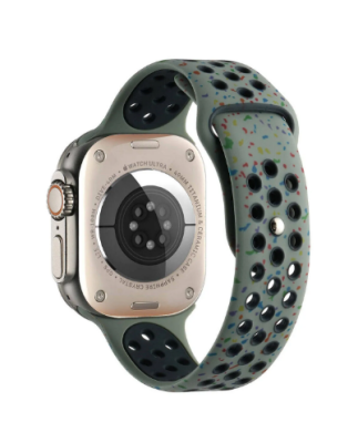 Eiroo Apple Watch Koyu Haki Spor Kordon 38/40/41 mm - 1