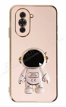 Eiroo Astronot Huawei nova 10 Pro Standlı Pembe Silikon Kılıf - 1