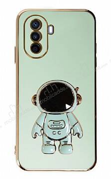 Eiroo Astronot Huawei Nova Y70 Standlı Yeşil Silikon Kılıf - 1