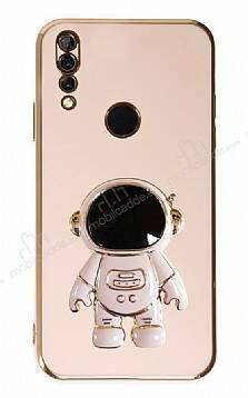 Eiroo Astronot Huawei Y9 Prime 2019 Standlı Pembe Silikon Kılıf - 1