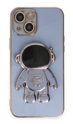 Eiroo Astronot iPhone 13 Standlı Silikon Kılıf - 4