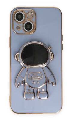 Eiroo Astronot iPhone 13 Standlı Silikon Kılıf - 4