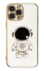 Eiroo Astronot iPhone 14 Pro Standlı Silikon Kılıf - 1