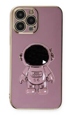 Eiroo Astronot iPhone 14 Pro Standlı Silikon Kılıf - 4