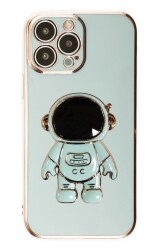 Eiroo Astronot iPhone 14 Pro Standlı Silikon Kılıf - 18