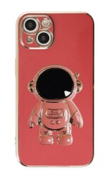 Eiroo Astronot iPhone 14 Standlı Silikon Kılıf - 9