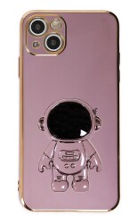 Eiroo Astronot iPhone 14 Standlı Silikon Kılıf - 12