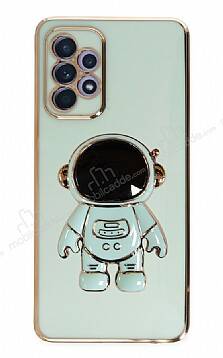 Eiroo Astronot Samsung Galaxy A53 5G Standlı Yeşil Silikon Kılıf - 1