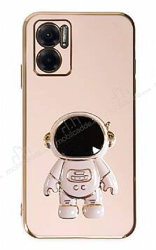 Eiroo Astronot Xiaomi Redmi 10 5G Standlı Pembe Silikon Kılıf - 1