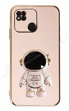 Eiroo Astronot Xiaomi Redmi 10A Standlı Pembe Silikon Kılıf - 1