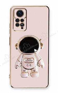 Eiroo Astronot Xiaomi Redmi Note 11 Pro Standlı Pembe Silikon Kılıf - 1