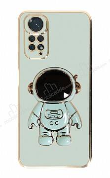 Eiroo Astronot Xiaomi Redmi Note 11 Standlı Yeşil Silikon Kılıf - 1