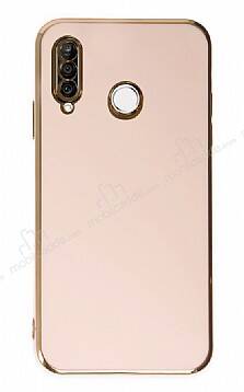 Eiroo Borderline Huawei P30 Lite Kamera Korumalı Pembe Silikon Kılıf - 1