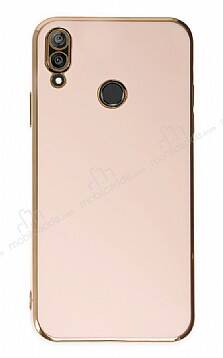 Eiroo Borderline Huawei Y7 2019 Kamera Korumalı Pembe Silikon Kılıf - 1