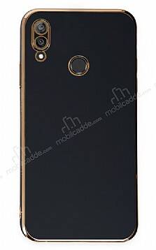 Eiroo Borderline Huawei Y7 2019 Kamera Korumalı Siyah Silikon Kılıf - 1