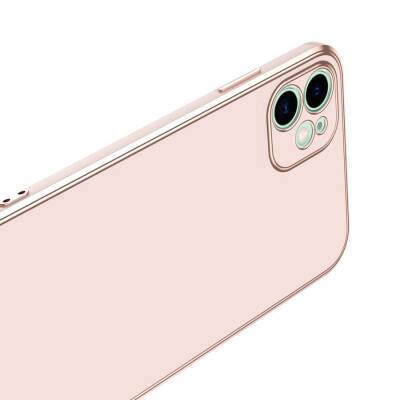 Eiroo Borderline iPhone 11 Kamera Korumalı Mor Silikon Kılıf - 5