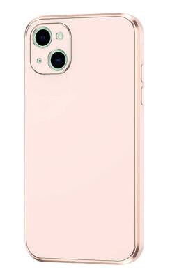 Eiroo Borderline iPhone 14 Plus Kamera Korumalı Pembe Silikon Kılıf - 1