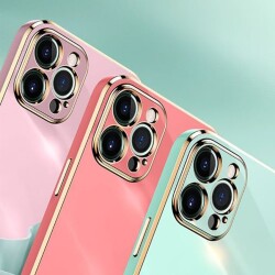 Eiroo Borderline iPhone 7 Plus / 8 Plus Kamera Korumalı Beyaz Silikon Kılıf - 5