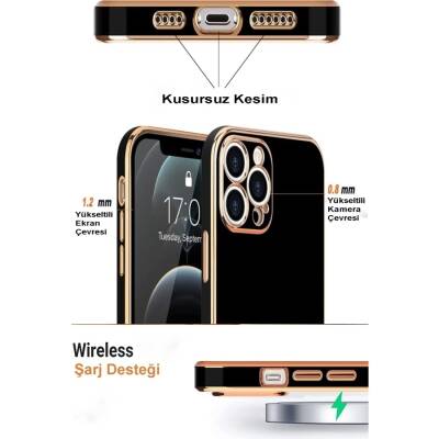 Eiroo Borderline iPhone XS Max Kamera Korumalı Mavi Silikon Kılıf - 5