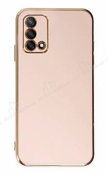 Eiroo Borderline Oppo A74 4G Kamera Korumalı Pembe Silikon Kılıf - 1