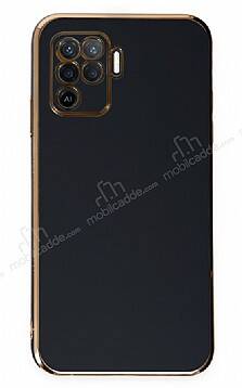 Eiroo Borderline Oppo Reno 5 Lite Kamera Korumalı Siyah Silikon Kılıf - 1