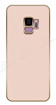 Eiroo Borderline Samsung Galaxy S9 Kamera Korumalı Pembe Silikon Kılıf - 1