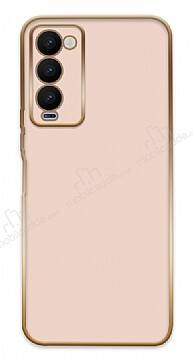 Eiroo Borderline Tecno Camon 18 Premier Kamera Korumalı Pembe Silikon Kılıf - 1