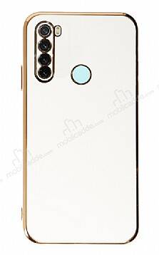 Eiroo Borderline Xiaomi Redmi Note 8 Kamera Korumalı Beyaz Silikon Kılıf - 1