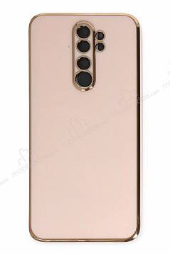 Eiroo Borderline Xiaomi Redmi Note 8 Pro Kamera Korumalı Pembe Silikon Kılıf - 1