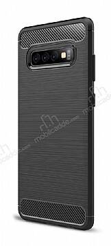 Eiroo Carbon Shield Samsung Galaxy S10 Ultra Koruma Siyah Kılıf - 1