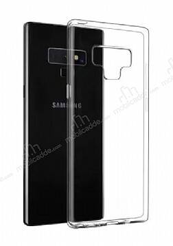 Eiroo Clear Hybrid Samsung Galaxy Note 9 Silikon Kenarlı Şeffaf Rubber Kılıf - 1