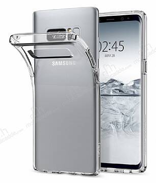 Eiroo Clear Samsung Galaxy Note 8 Şeffaf Silikon Kılıf - 1