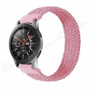 Eiroo Fabric Huawei Watch GT 2e 46 mm Pembe Kumaş Kordon - 1