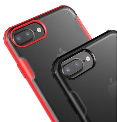 Eiroo Firm iPhone 7 Plus / 8 Plus Ultra Koruma Kırmızı Kılıf - 4