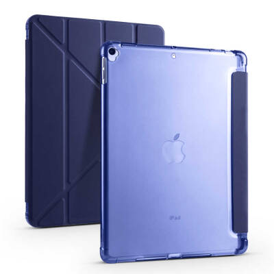 Eiroo Fold iPad 10.2 2020 Kalemlikli Standlı Kılıf - 21