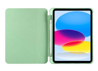 Eiroo Fold iPad 10.9 2022 10. Nesil Kalemlikli Standlı Siyah Kılıf - 3