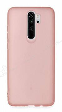 Eiroo Frosty Xiaomi Redmi Note 8 Pro Pembe Silikon Kılıf - 1